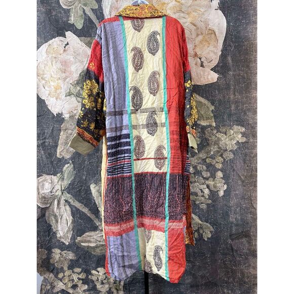 New FREE PEOPLE  Island Bright Duster Size Small - Picture 6 of 9